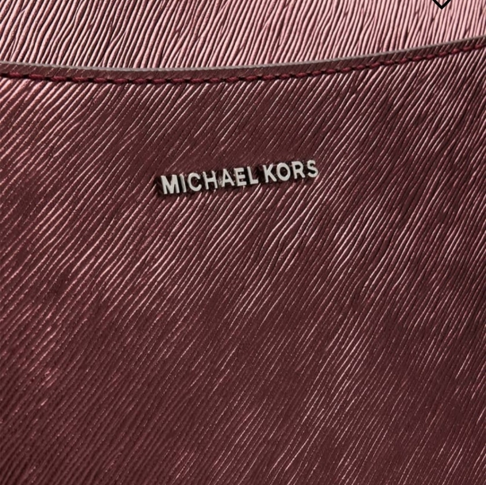 Michael Kors Wine Color Beautiful Crossbody Purse